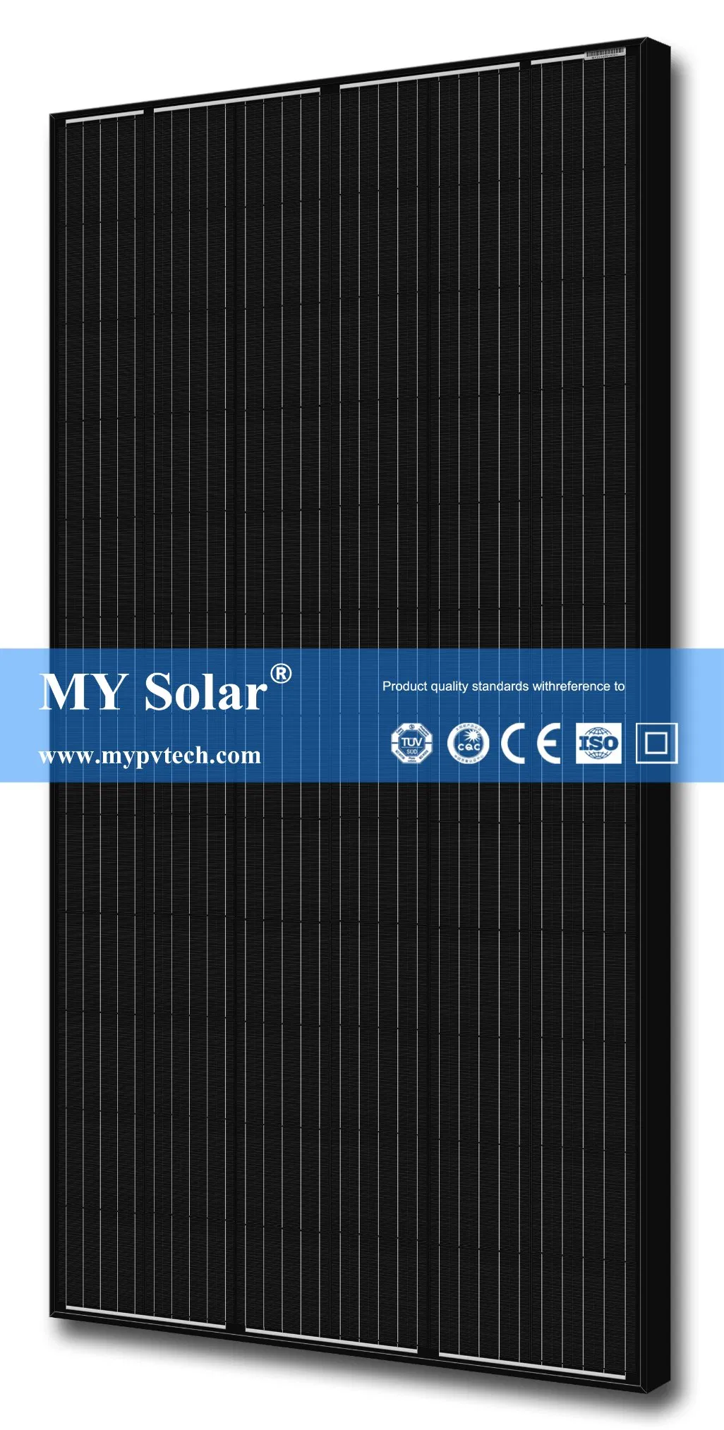 Mi Solar 380W 385W 390W 395W 400W Panel Solar de Energía Solar Mono PV 72 Celdas Paneles Solares Módulo PV Monocristalino