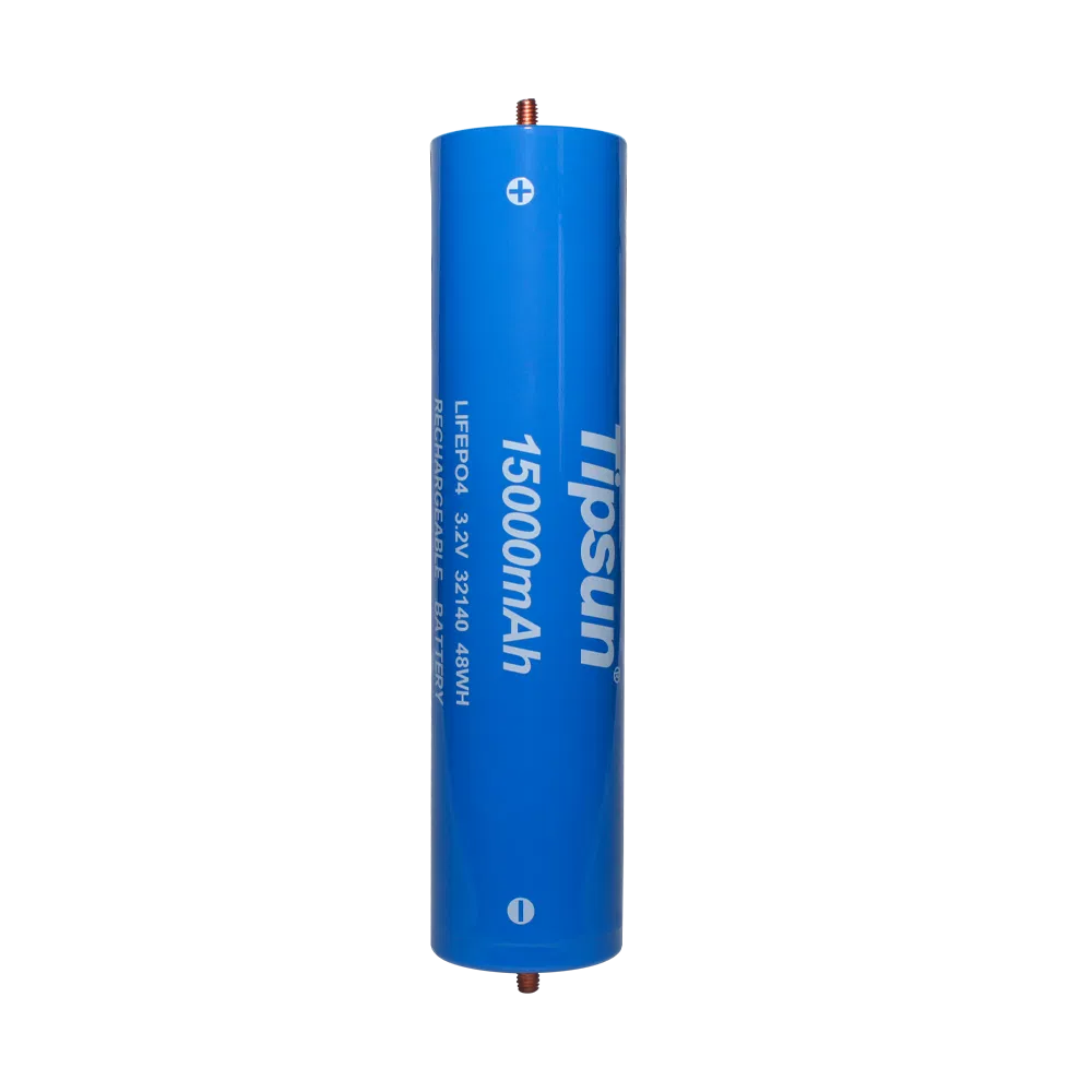 Tipsun LiFePO4 32140 3.2V15ah 33140 LiFePO4 Batería 32140 Batería para Luces Solares de Calle para EV para E-Bike con Atornillado
