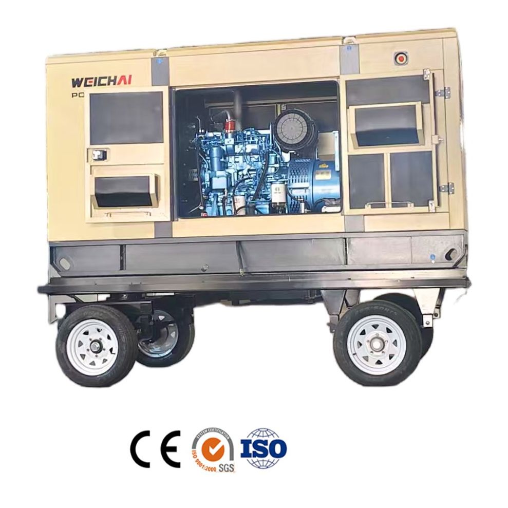 15kw 20kw 25kw 30kw 40kw 50kw 60kw 75kw 80kw 100kw Generador Móvil Diesel Silencioso de Energía Solar 3 Lista de Precios de Generadores Eléctricos de Fase