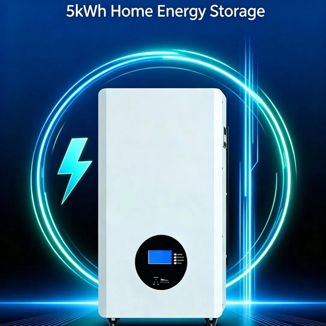 Batería doméstica de respaldo solar instalada en la pared, de cuerpo delgado, con carga múltiple, confiable, de bajo consumo y de fosfato de hierro y litio