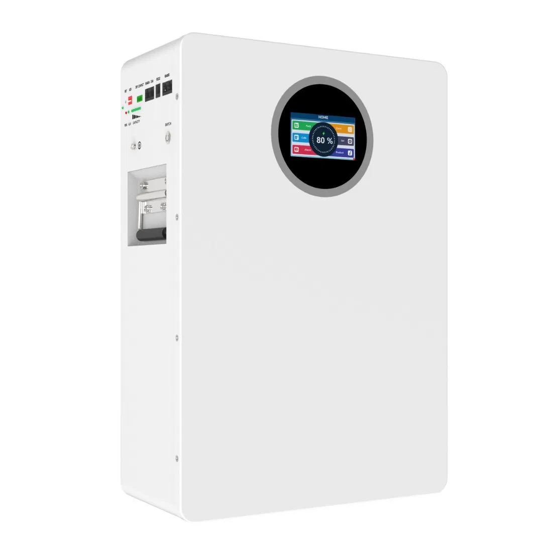 48V 100ah Apilable LiFePO4 Batería 5.12kwh Sistema de Almacenamiento de Energía Solar Montado en la Pared