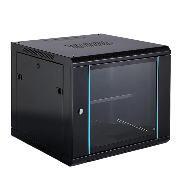 19-Inch 9u Armario Montado en Pared Gabinete de Red Rack de Servidor para Equipos de Fibra Óptica, Equipos de Telecomunicaciones y Equipos de Conmutación Sistema CCTV
