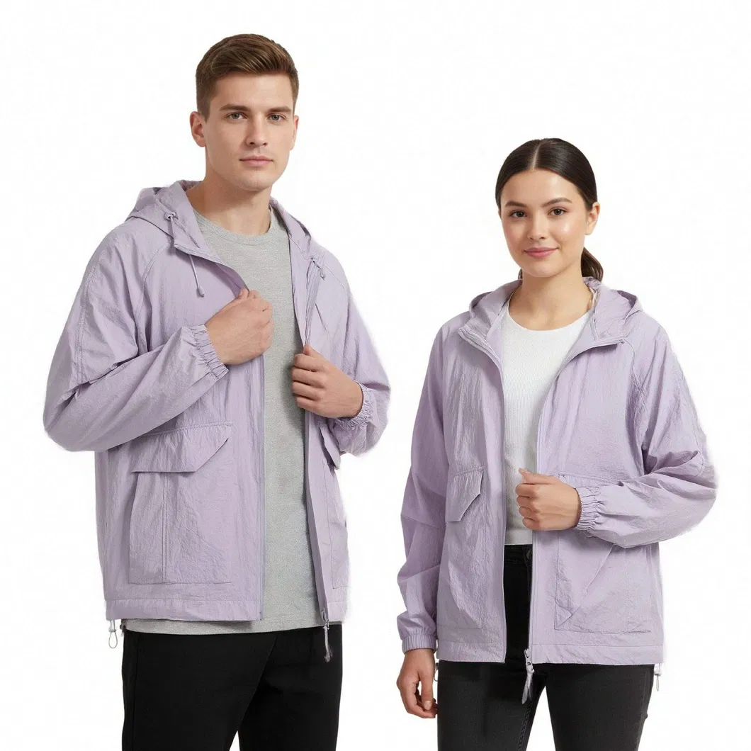 Roupas personalizadas de proteção solar para o verão com proteção UV, adequadas para homens e mulheres, leves e respiráveis para esportes