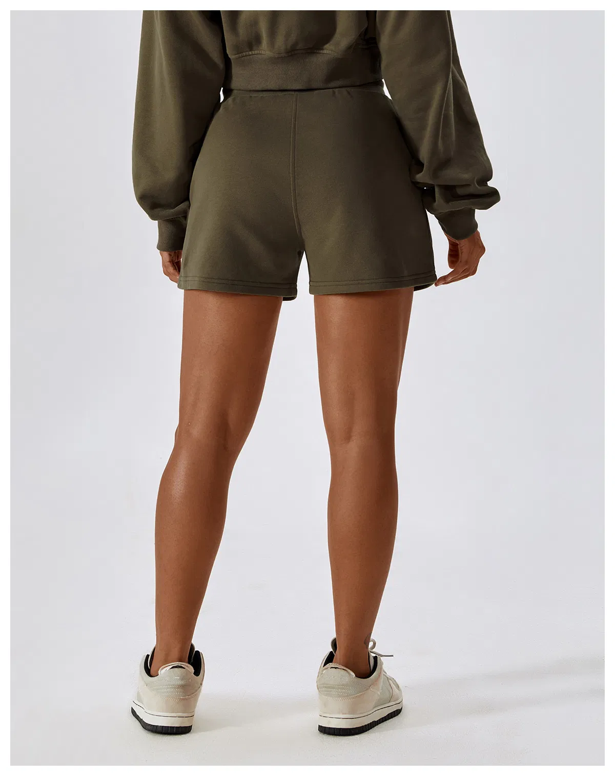 Calças de moletom casuais largas de fleece com cintura alta para mulheres, calças de moletom, roupas de yoga