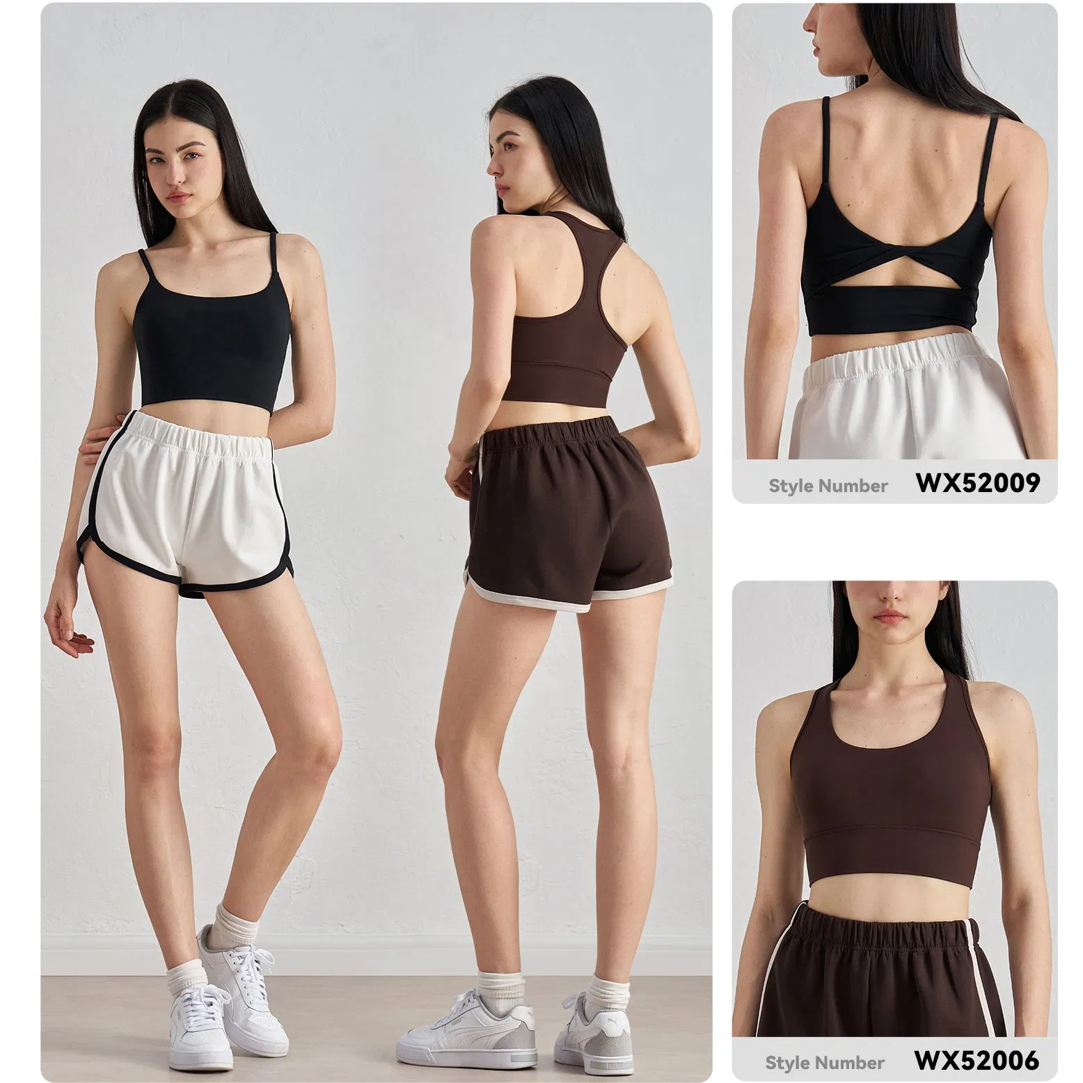 Roupas Ativas Femininas Personalizadas com Logo, Respirável, Verão, Cintura Alta, Roupas de Yoga, Fitness, Esportivas, Treino, Academia