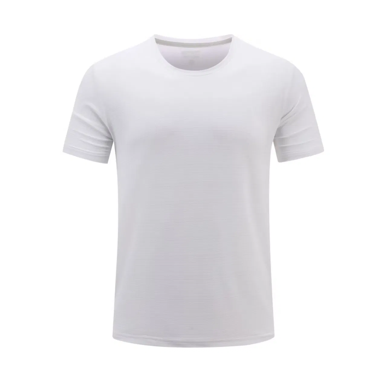 Roupas personalizadas por atacado para homens e mulheres, em seda, com gola redonda, respiráveis e de manga curta