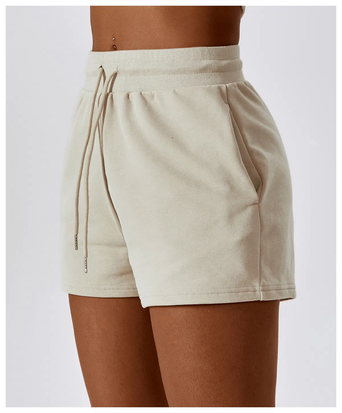 Calças de moletom casuais largas de fleece com cintura alta para mulheres, calças de moletom, roupas de yoga