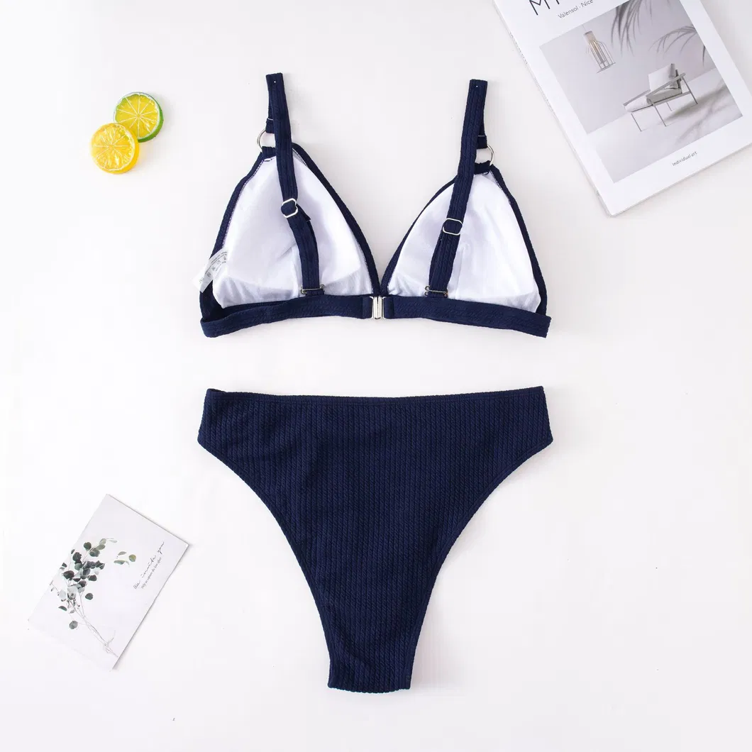 Biquíni Sexy com Ribs para Mulheres - Vista Frontal