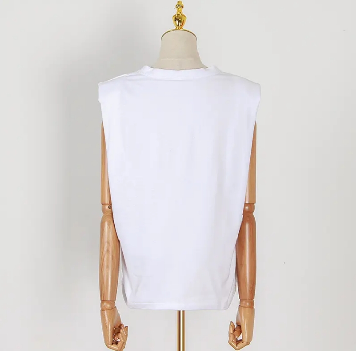 Camiseta solta de algodão personalizada para mulheres, roupas femininas em tamanho grande
