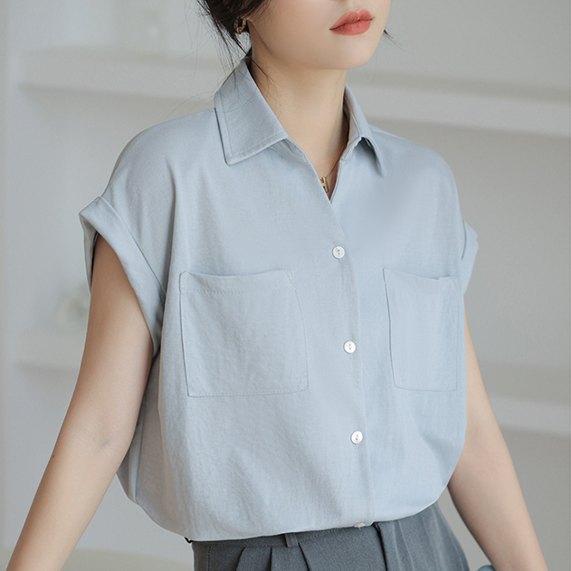 Camisa Feminina Blusas de Moda 2023 Camisa Sólida de Verão para Mulheres Blusa de Manga Longa Roupas Femininas Coreanas