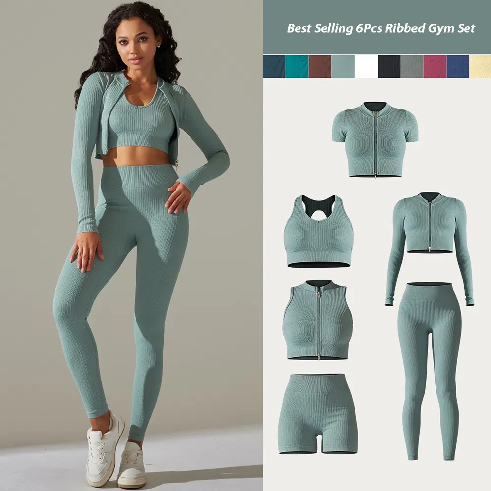Conjunto fitness 6 pecas premium