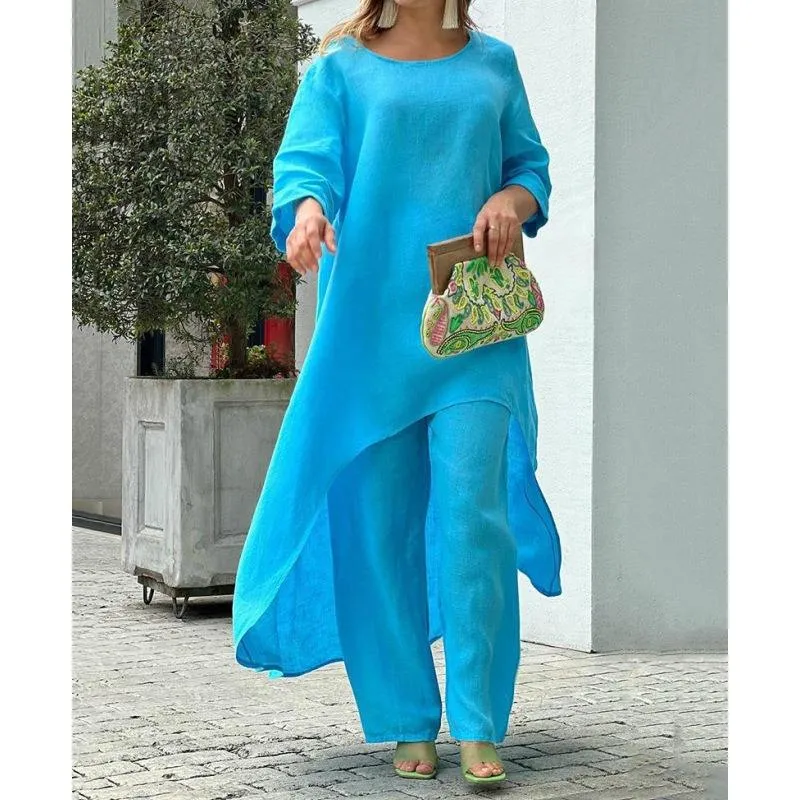 Conjunto Casual Feminino de Primavera e Outono