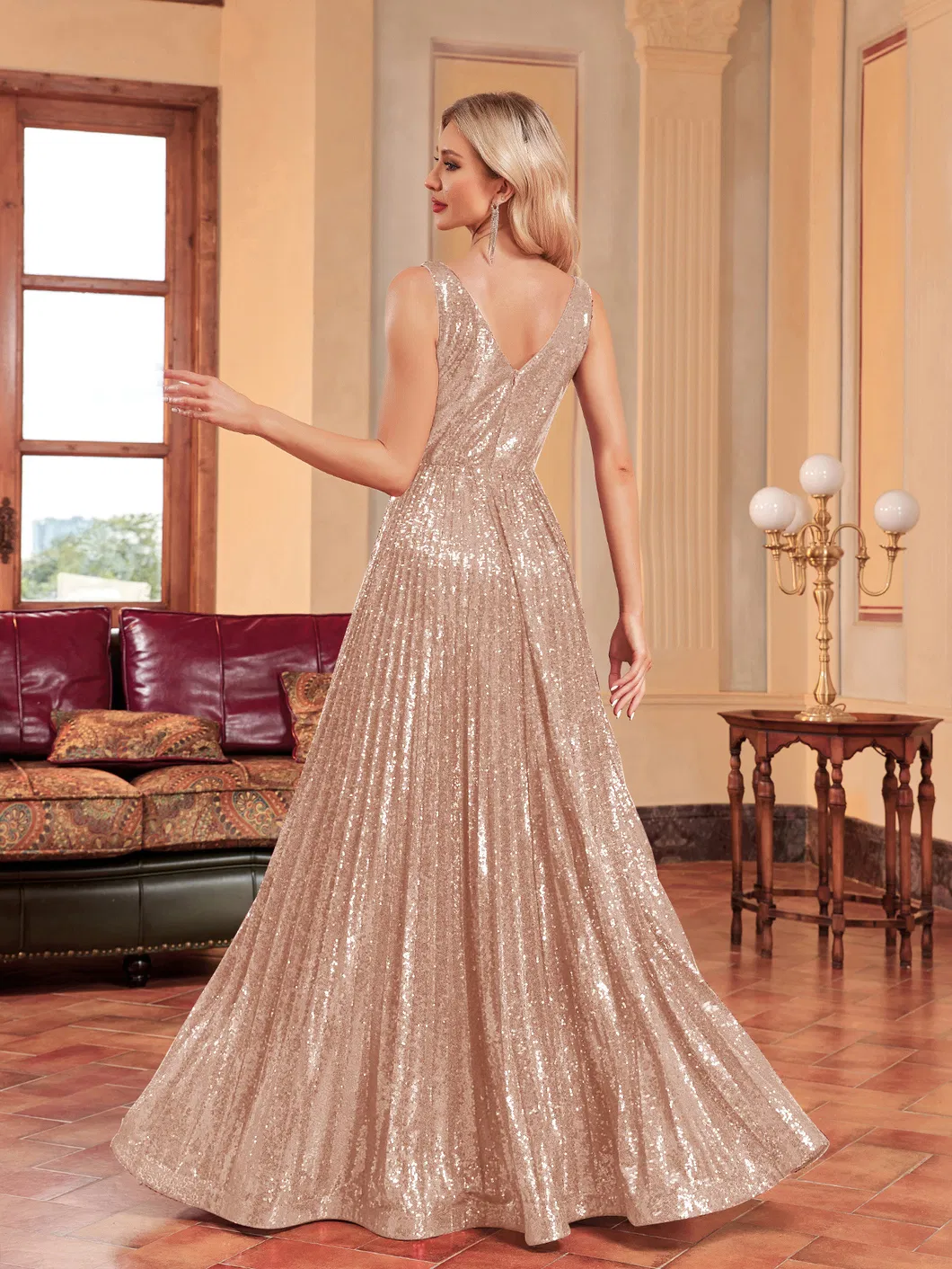 Vestido de Noite Luxo