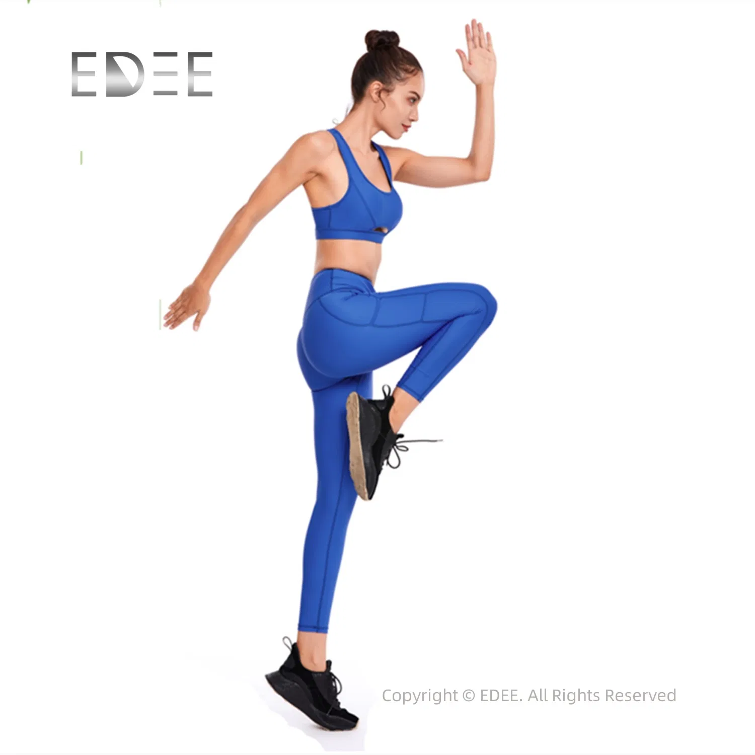 Conjunto de Roupas de Yoga Ativo Personalizado para Mulheres