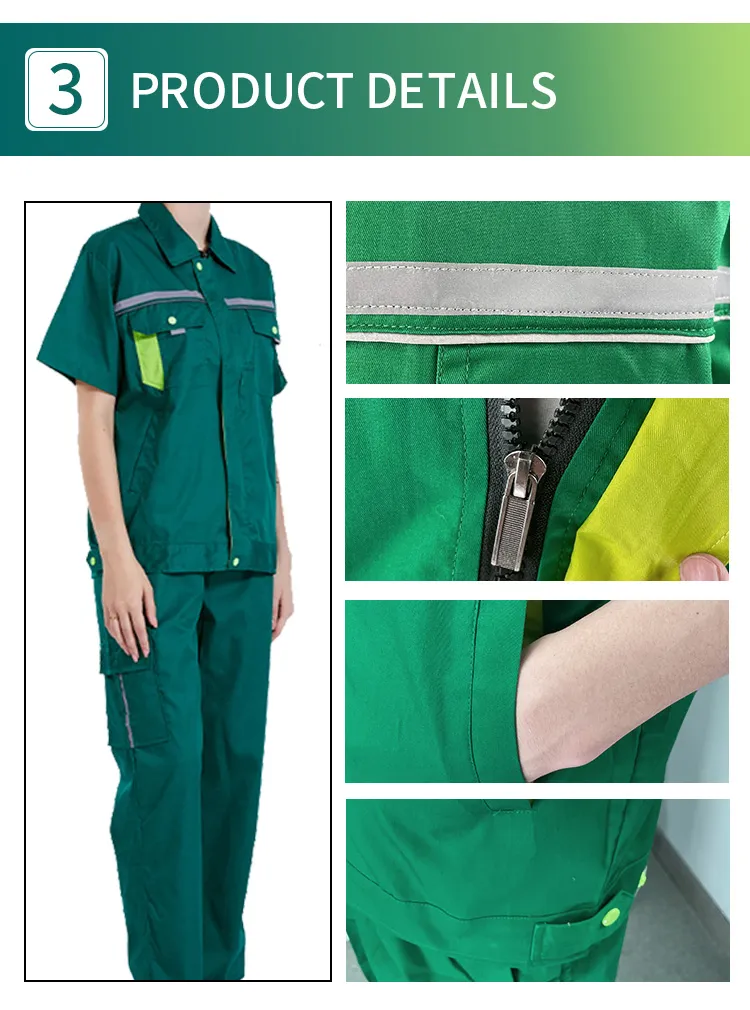 Roupas de trabalho e vestuário de construção personalizadas para mulheres/homens com camisa refletiva personalizada de alta visibilidade