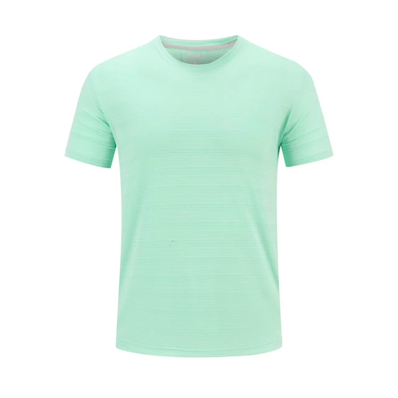 Roupas personalizadas por atacado para homens e mulheres, em seda, com gola redonda, respiráveis e de manga curta