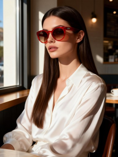 Óculos de sol quadrados laranja para mulheres, moda urbana