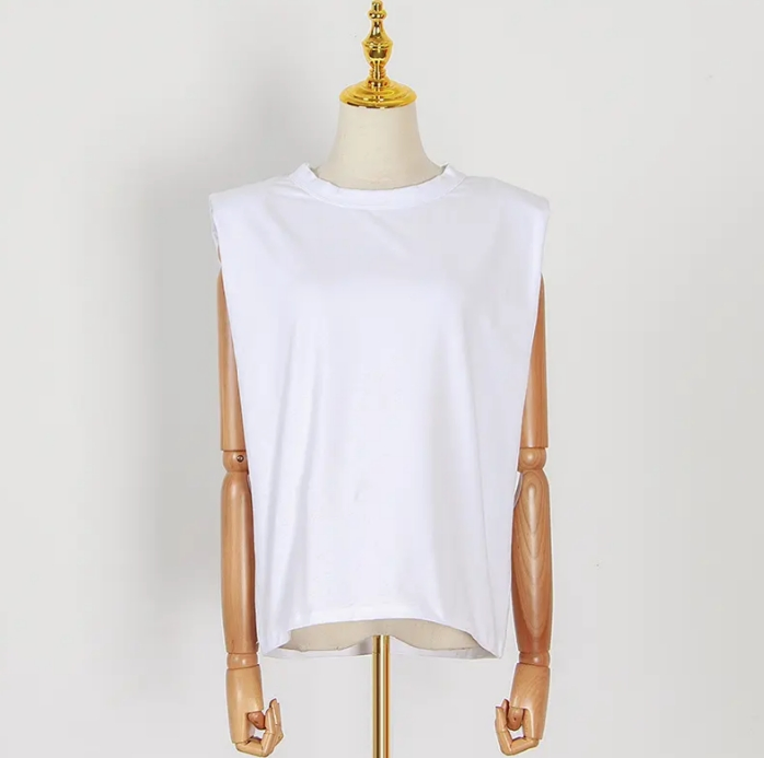 Camiseta solta de algodão personalizada para mulheres, roupas femininas em tamanho grande