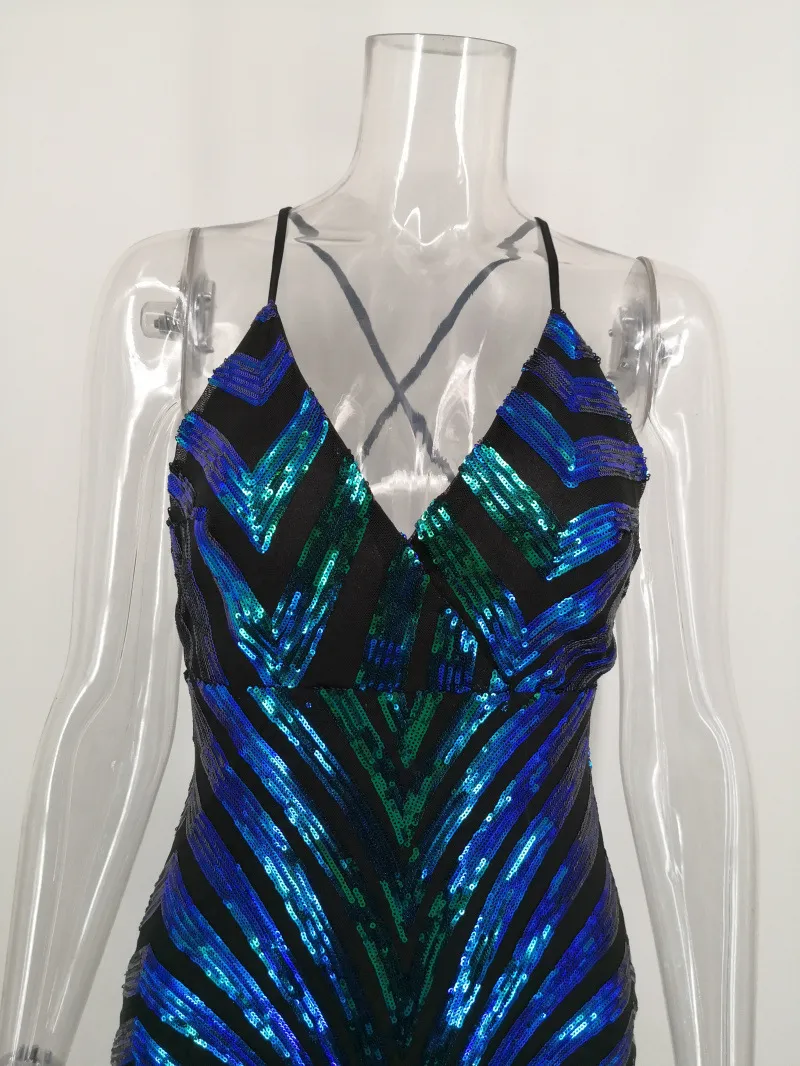 Vestido de Noite Feminino Formal para Casamento Festa Vestido de Noite com Fenda