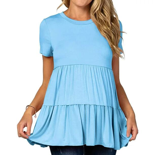 Roupa de Fabricação Oeko 100 Camiseta de Bambú Premium Sustentável Roupas de Maternidade Vestuário Feminino