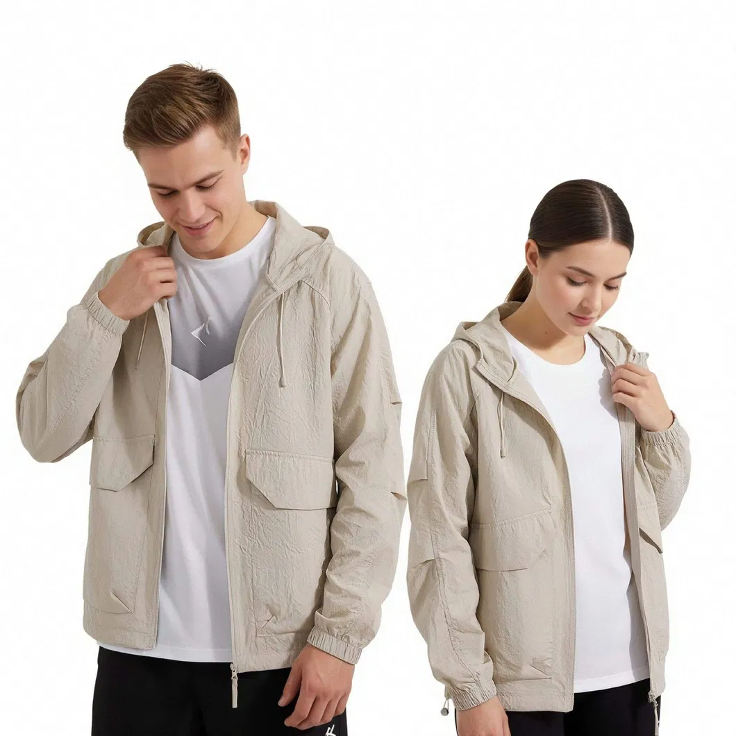 Roupas personalizadas de proteção solar para o verão com proteção UV, adequadas para homens e mulheres, leves e respiráveis para esportes