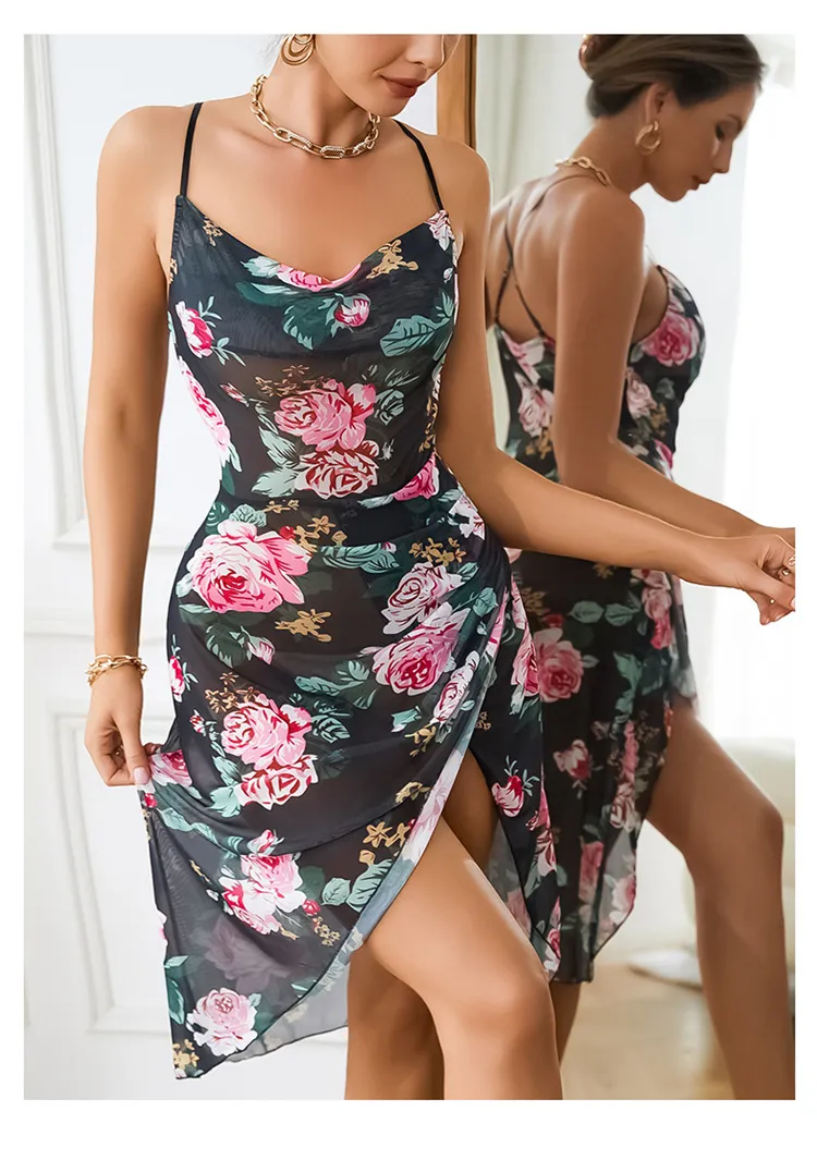 Pijamas Sexy para Mulheres Impressão Personalizada