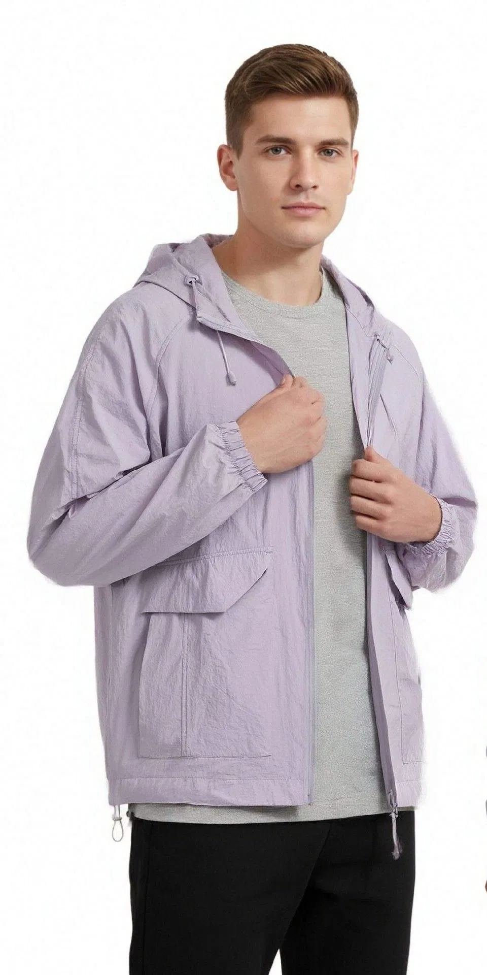 Roupas personalizadas de proteção solar para o verão com proteção UV, adequadas para homens e mulheres, leves e respiráveis para esportes