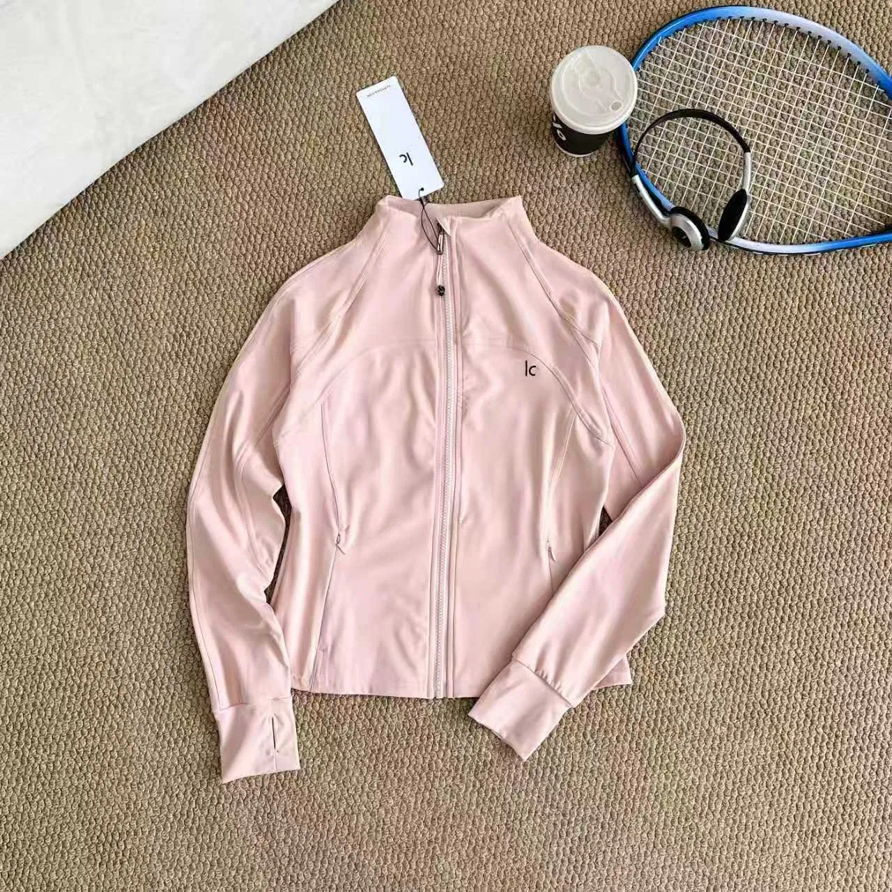 Al0 Roupas Femininas Roupas Esportivas Jaqueta de Tricô para Mulheres
