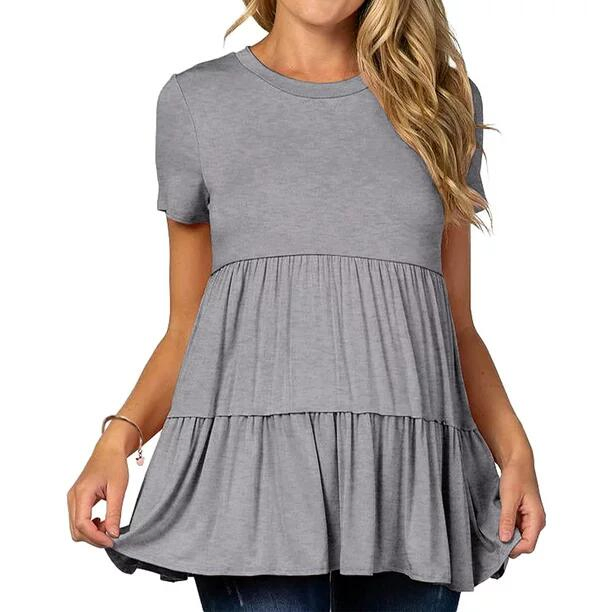 Roupa de Fabricação Oeko 100 Camiseta de Bambú Premium Sustentável Roupas de Maternidade Vestuário Feminino