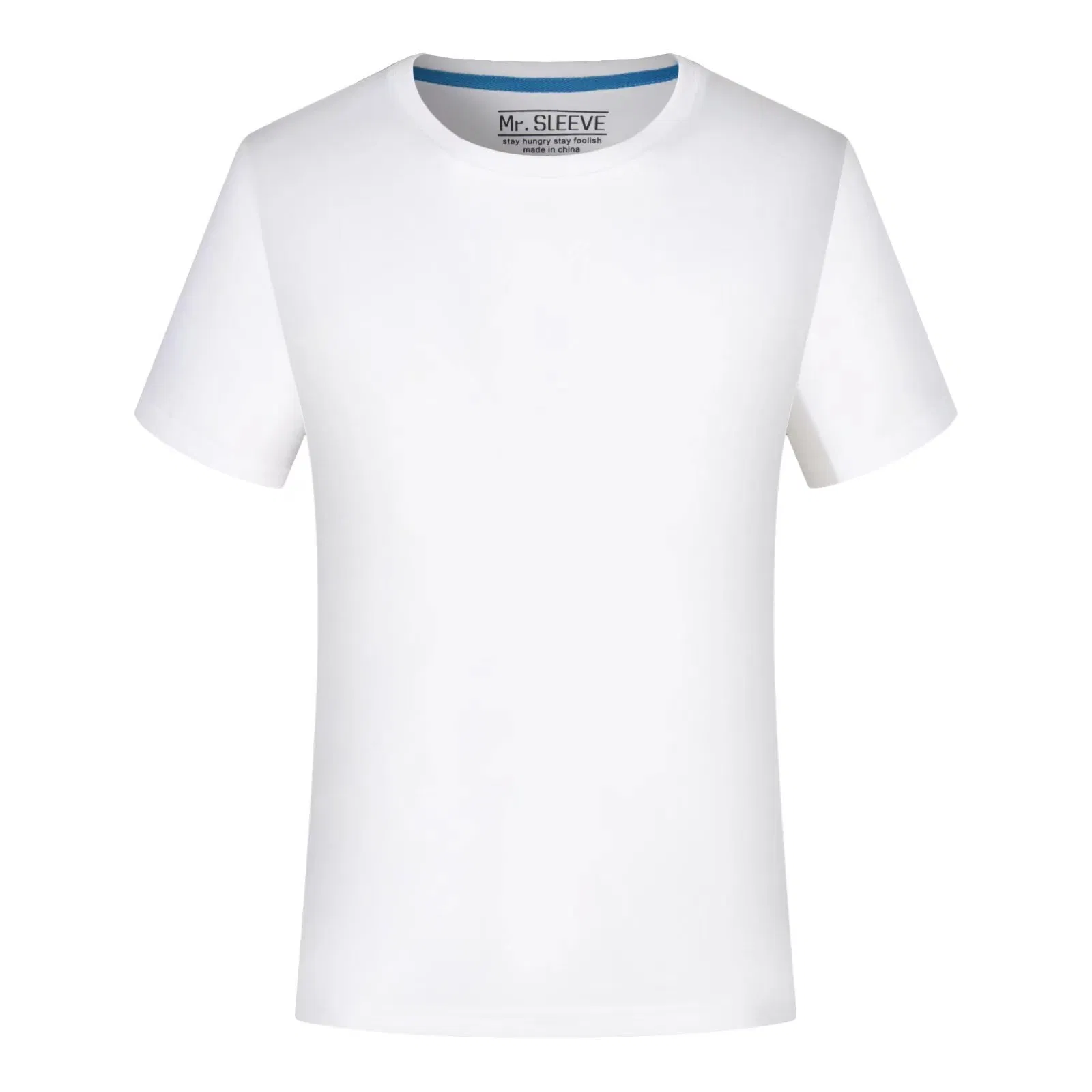 Camisetas de Algodão Sólidas Masculinas de Manga Curta Moda Marca Tendência Branca Preta Roupas Camisetas Femininas Produtos Personalizados Roupas