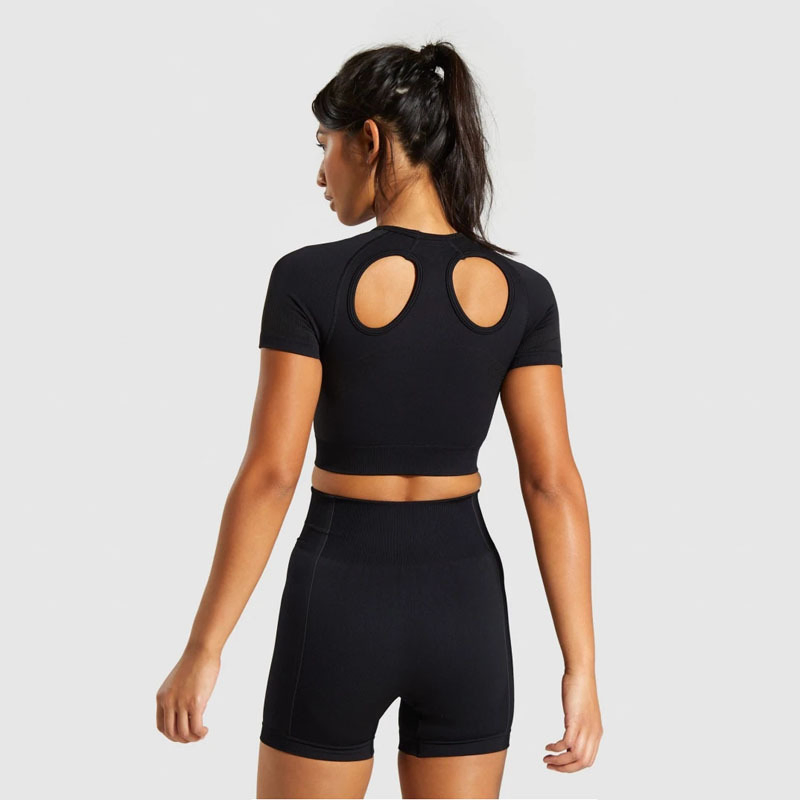 Conjunto de Roupas de Esporte Sexy para Mulheres, Conjunto Curto de Yoga, Roupas de Yoga, Roupas de Esporte para Mulheres