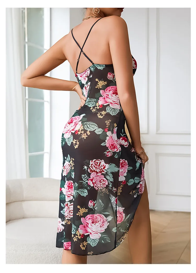 Pijamas Sexy para Mulheres Impressão Personalizada