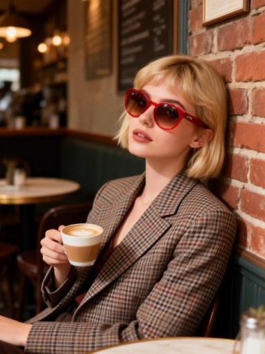 Óculos de sol quadrados laranja para mulheres, moda urbana