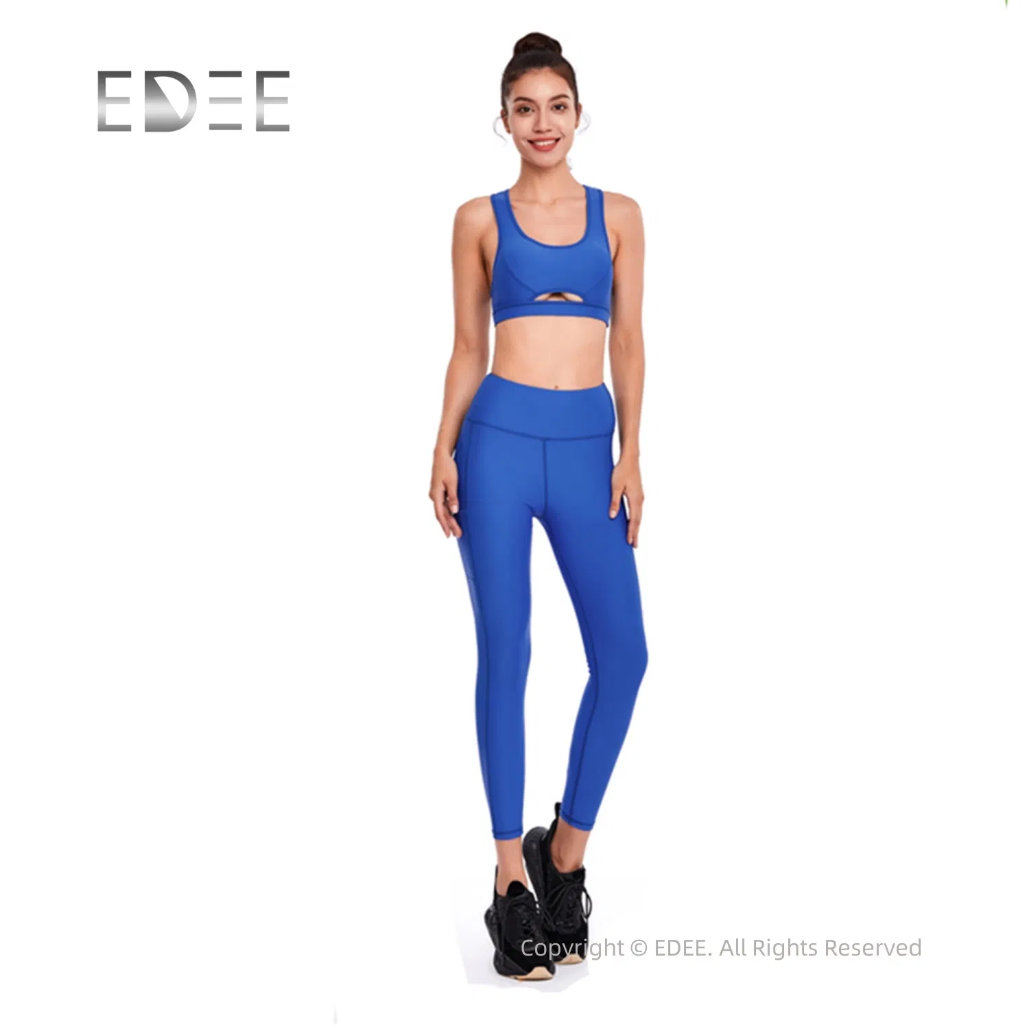 Conjunto de Roupas de Yoga Ativo Personalizado para Mulheres