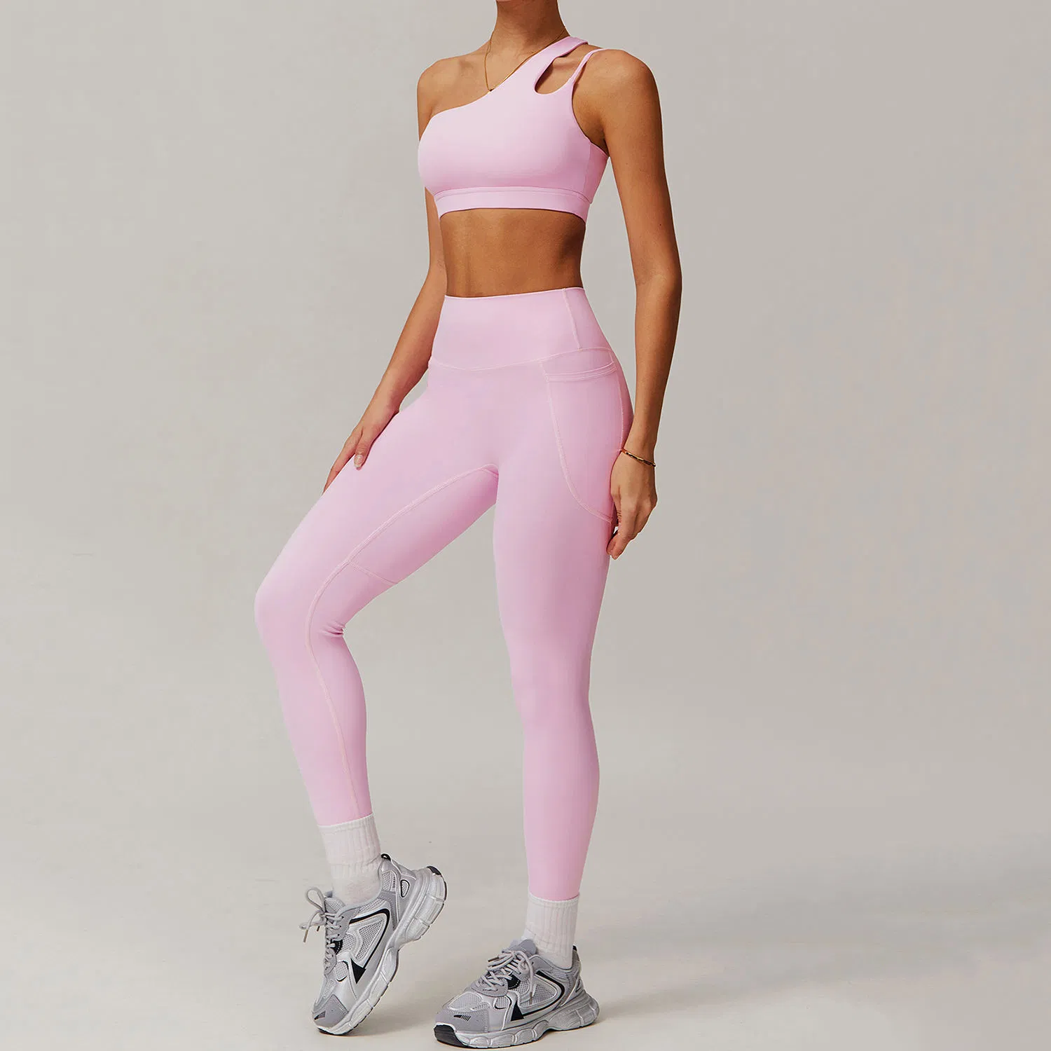 Conjuntos de Roupas de Treino Comprimidas com Logo Personalizado, Sutiãs Esportivos, Yoga, Roupas Ativas para Academia, Vestuário Fitness para Mulheres