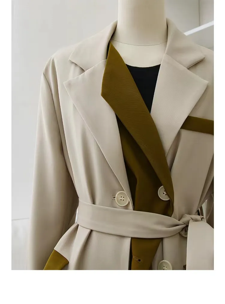 Marca de Moda de Roupas Personalizadas Design Casaco Longo Feminino Vestuário de Inverno