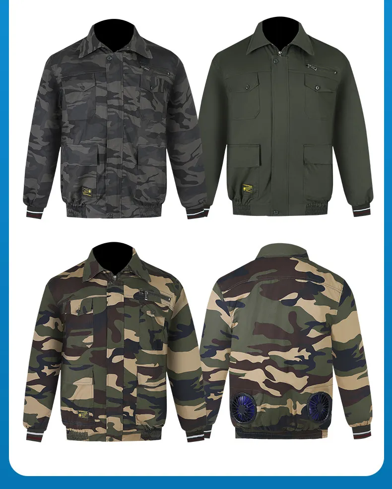 Roupas refrigeradas personalizadas para homens e mulheres para resfriamento no verão