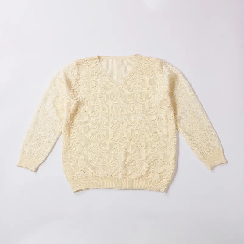 Bege Linda Cavalo V Intimo Lazer Primavera e Outono Senhora Malha