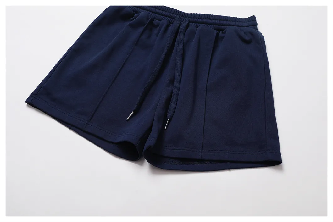 Calças curtas esportivas de cintura alta, camisa de roupas esportivas para o traje casual feminino durante o treino