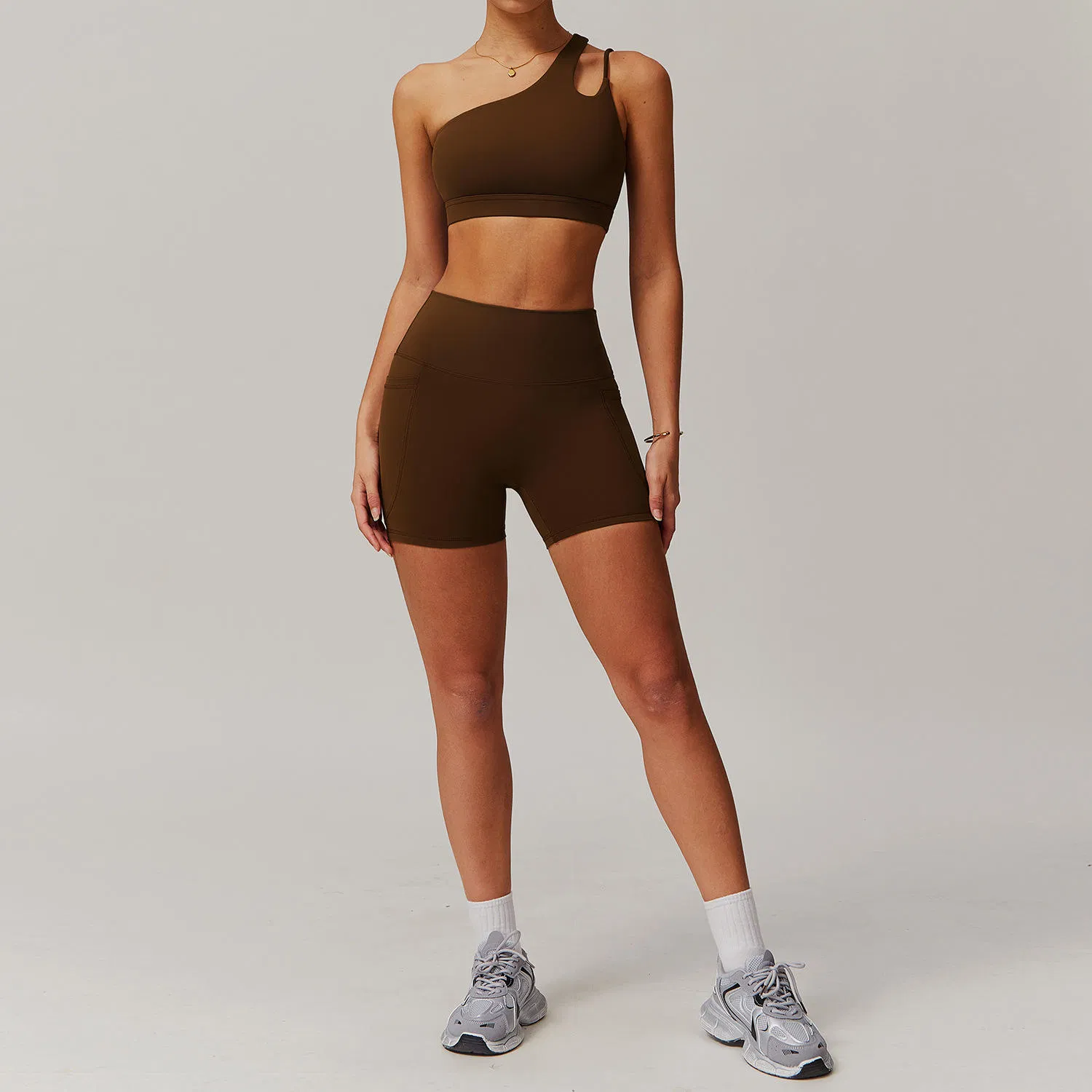 Conjuntos de Roupas de Treino Comprimidas com Logo Personalizado, Sutiãs Esportivos, Yoga, Roupas Ativas para Academia, Vestuário Fitness para Mulheres