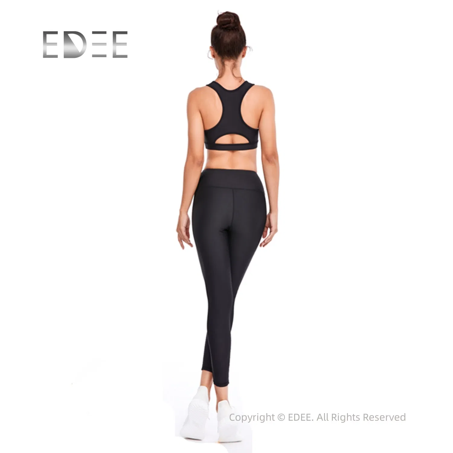 Conjunto de Roupas de Yoga Ativo Personalizado para Mulheres