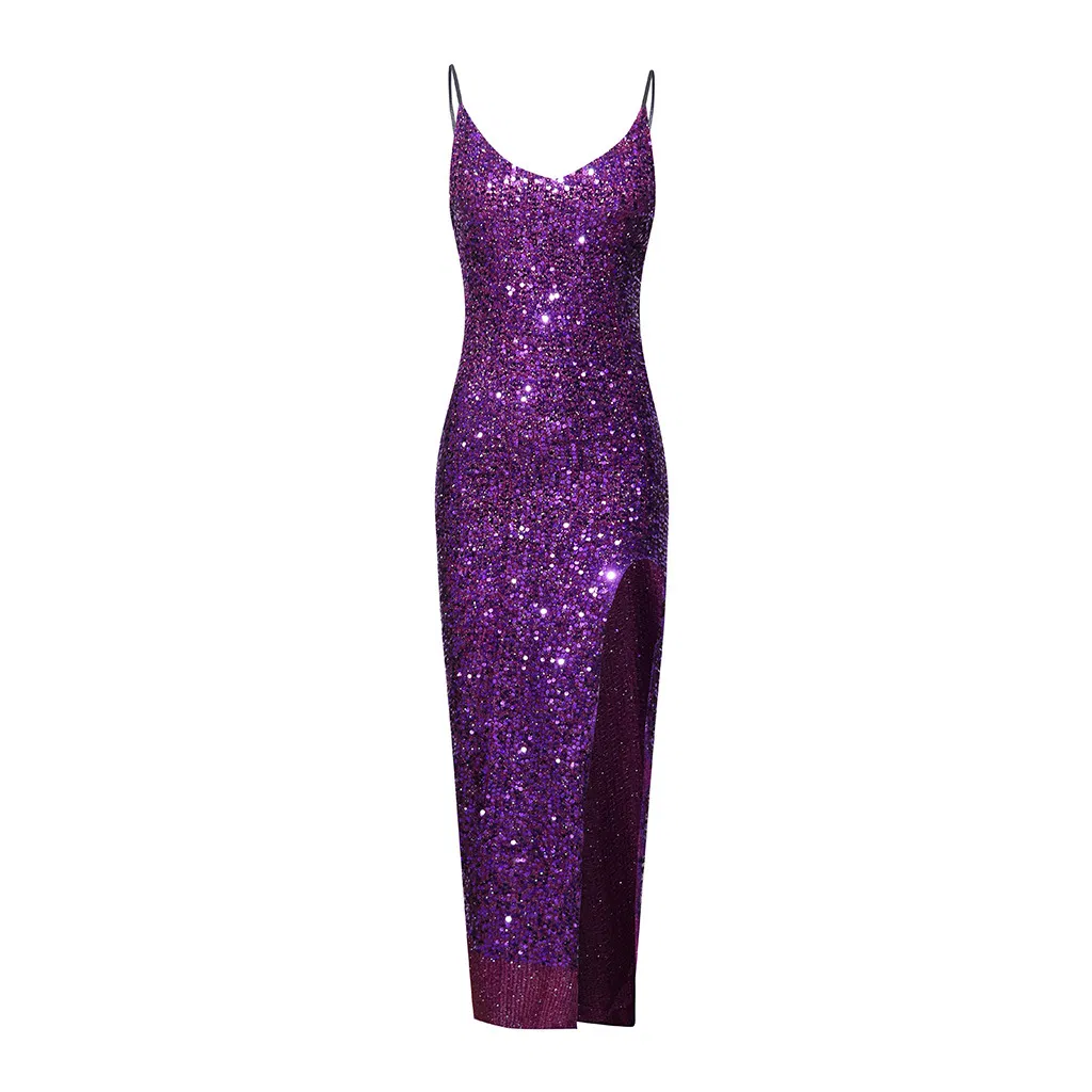 Vestido Sexy de Cintura Alta com Alça