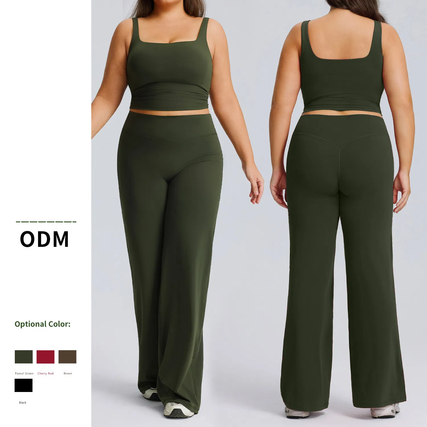 Roupas de Atividade 2 Atacado Esportivo Plus Size Roupas de Ginástica para Mulheres