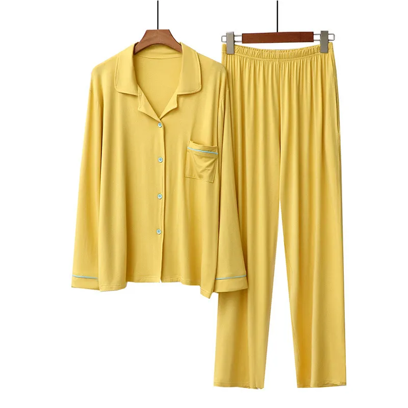 Verão 2PC Pijamas Conjunto de Pijamas para Mulheres Roupa de Noite para Mulheres