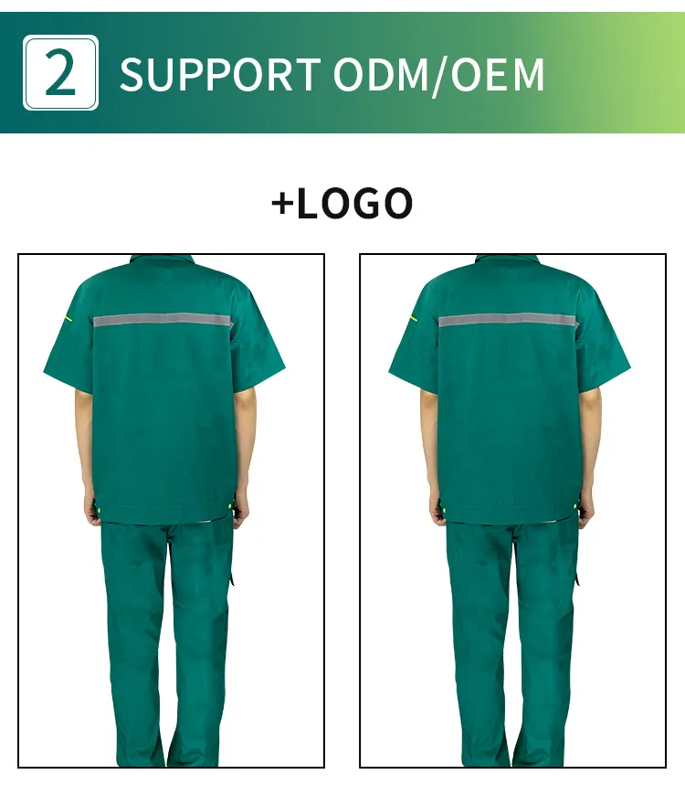 Roupas de trabalho e vestuário de construção personalizadas para mulheres/homens com camisa refletiva personalizada de alta visibilidade