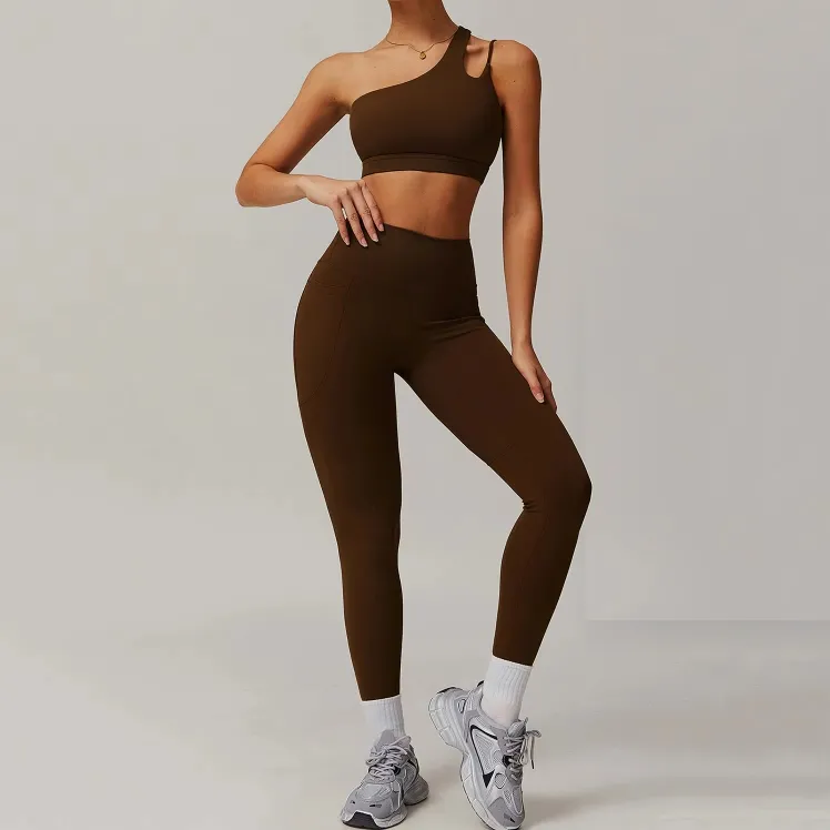 Conjuntos de Roupas de Treino Comprimidas com Logo Personalizado, Sutiãs Esportivos, Yoga, Roupas Ativas para Academia, Vestuário Fitness para Mulheres