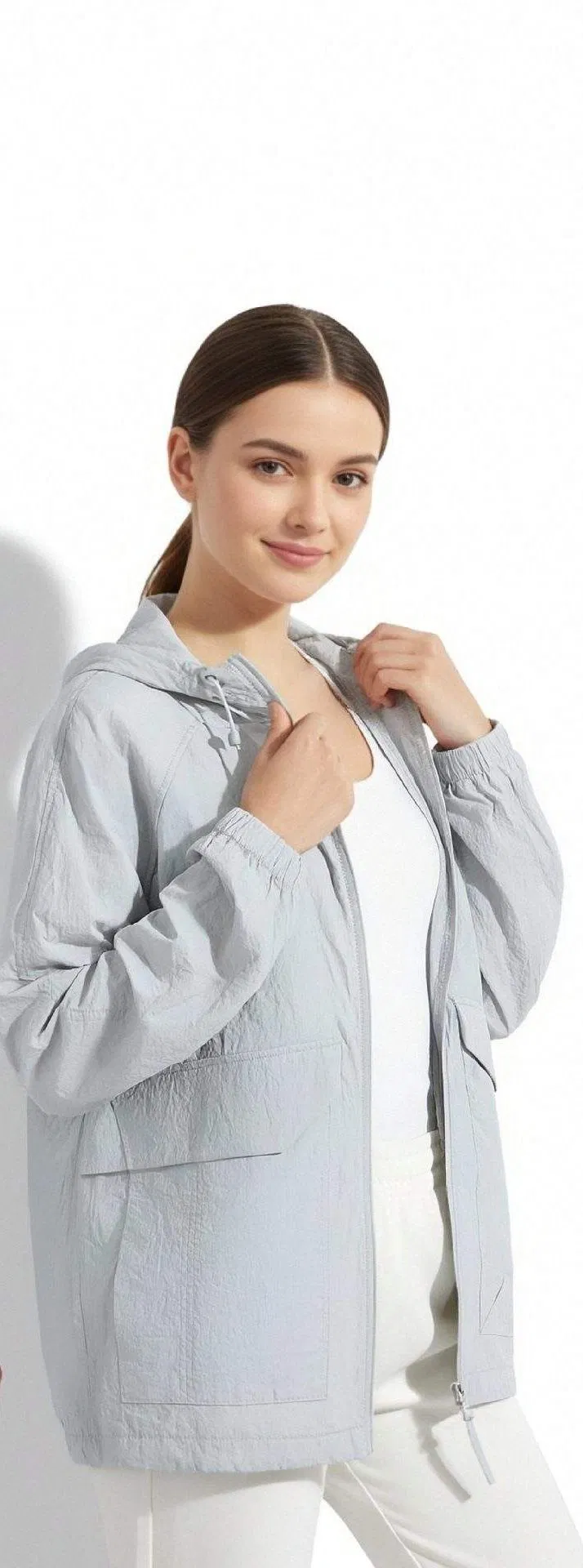 Roupas personalizadas de proteção solar para o verão com proteção UV, adequadas para homens e mulheres, leves e respiráveis para esportes