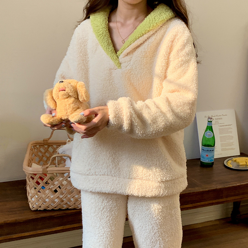 Mulheres Modernas Outono Inverno Moleton Solto Simples Roupas de Loungewear