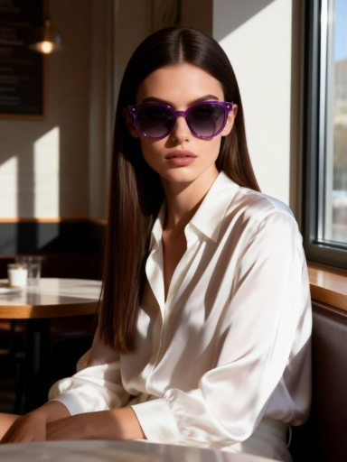 Óculos de sol quadrados laranja para mulheres, moda urbana