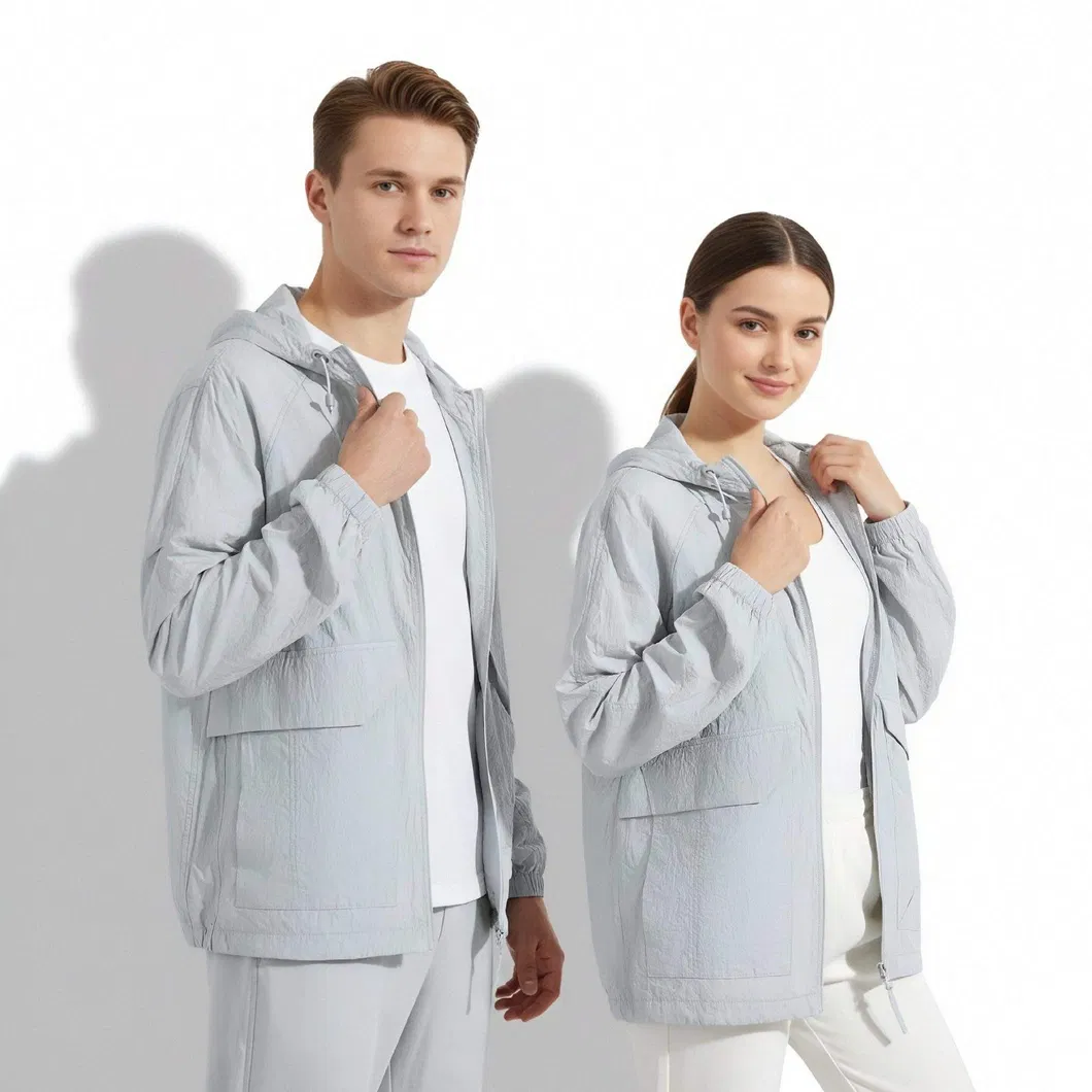 Roupas personalizadas de proteção solar para o verão com proteção UV, adequadas para homens e mulheres, leves e respiráveis para esportes